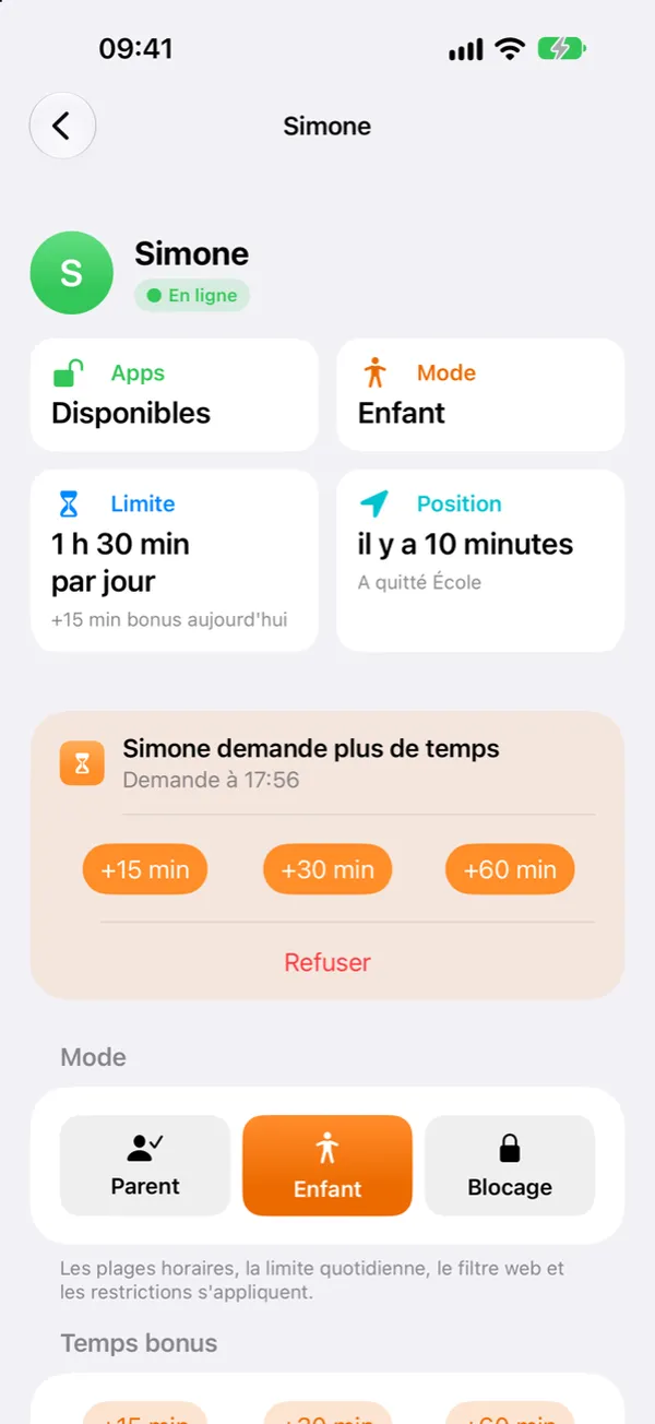 SafeKids – Contrôle parental pour iPhone et iPad